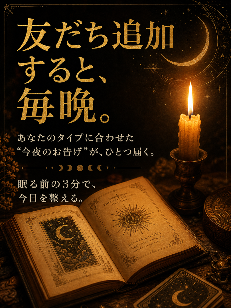 毎日の夜に、月からのひとこと。